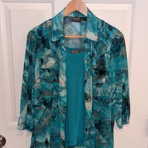 Additions by Chico's Tank and Blouse